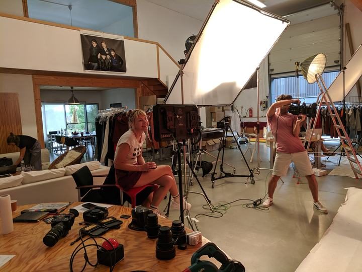 Behind the scenes bei studio YY in Stuttgart
