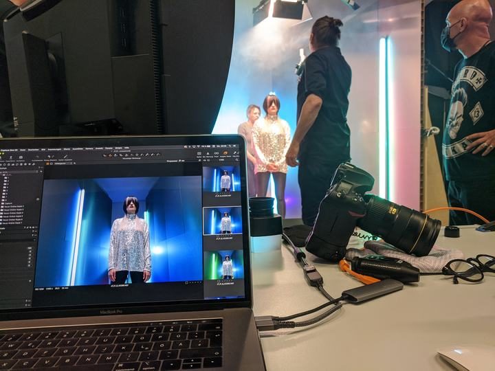 Behind the scenes bei studio YY in Stuttgart